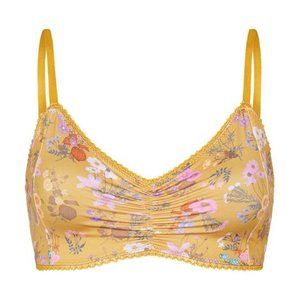 Spell Floral Yellow Bralette